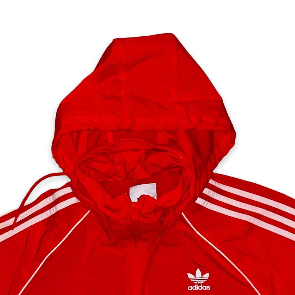 Adidas Originals Vintage Rare SST Windbreaker Jacket Nylon Glanz - Picture 8 of 10